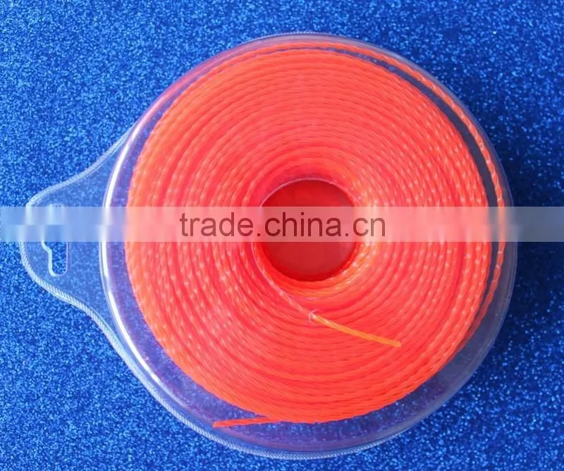 Nylon lines of brush cutter Square Twist Nylon trimmer line