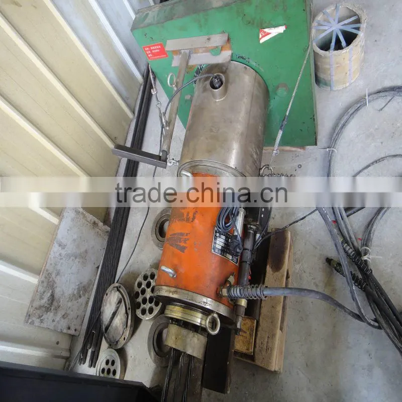 YDC feed-through prestressing concrete hydraulic stressing jack