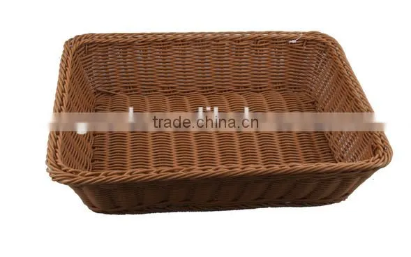 Supermarket or home use heavy duty plastic baskets for storage food