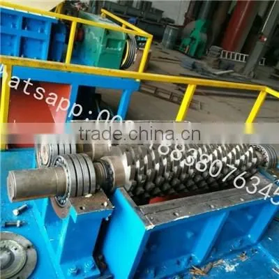 JT-400 Small model Double shaft Tire shredder machine with Low price