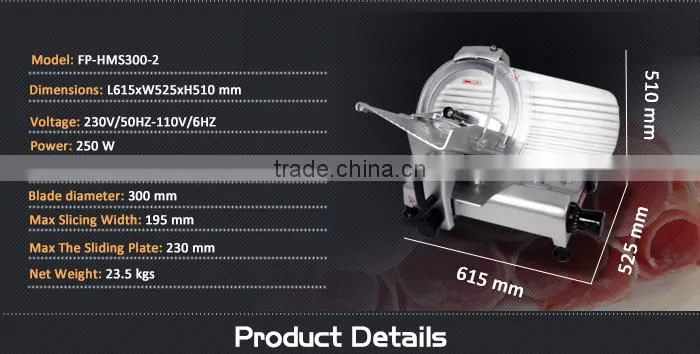 Restaurant Table Top Style Cooks Meat Slicer/Manual Meat Slicer/Mini Meat Slicer