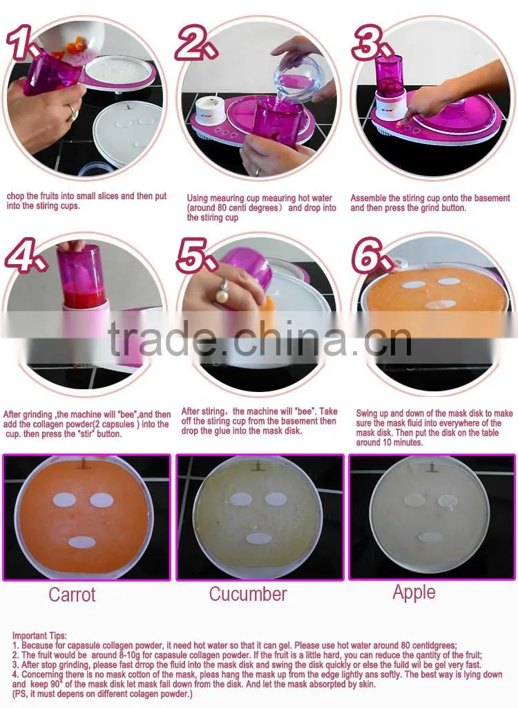 fruit blender DIY custom mask maker for beauty
