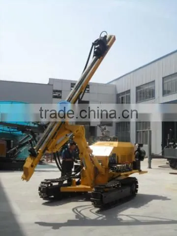 HF138Y crawler drilling rig, hydraulic operation, DTH drilling rig