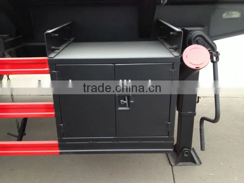 china carbon steel 40m3 liquid chemical tanker semi trailer
