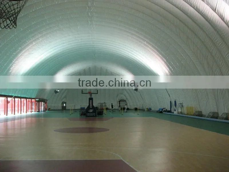 large inflatable tennis hall membrane structure