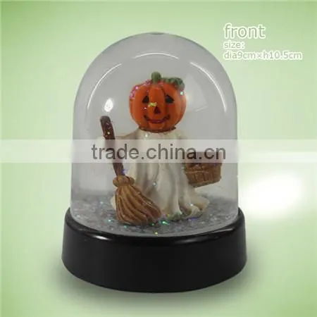 Plastic ghost snow globe