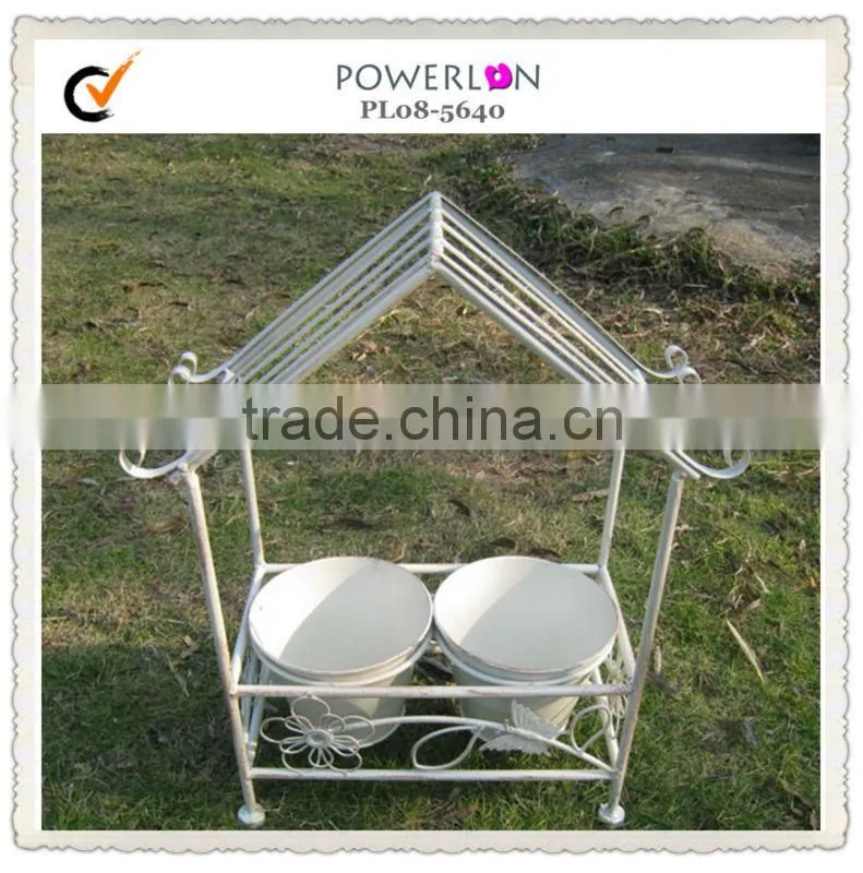 Antique new item wrought iron outdoor metal flower pot