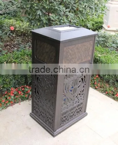 Arlau Outdoor Park aluminium waste bin