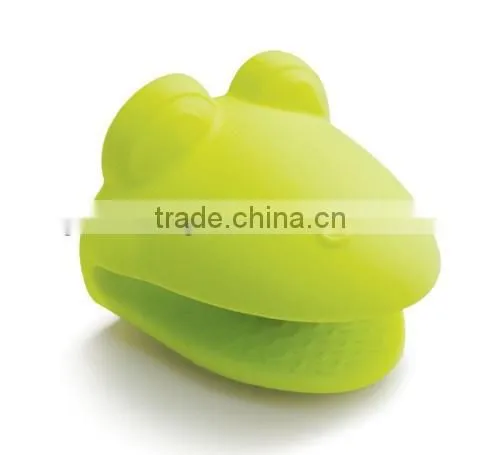 Kitchen Heat Resistant Silicone Ear Pot Holder Cooking Baking Oven Mitts