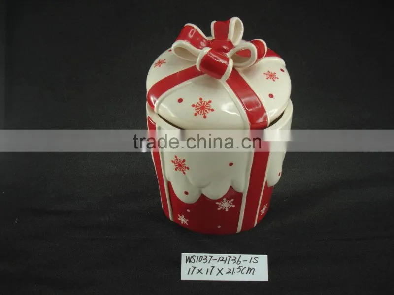 China Manufacturer Ceramic Christmas gift box