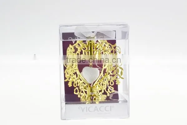 Hot Sale Metal Christmas Hanging Ornament Stand with Crystals from SWAROVSKI Octagonal Pendant WS331-SS10107S