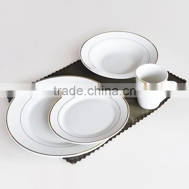 20pcs porcelain dinnerware set with gold decal,20pcs gold decal porcelain dinner set,gold design ceramic dinnerware set