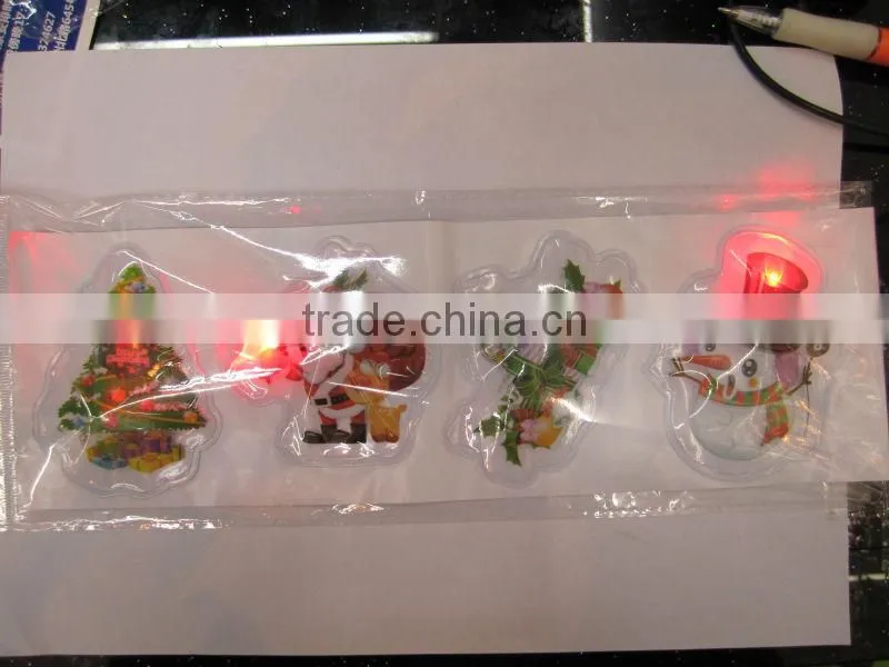 led light up pvc clothing patches