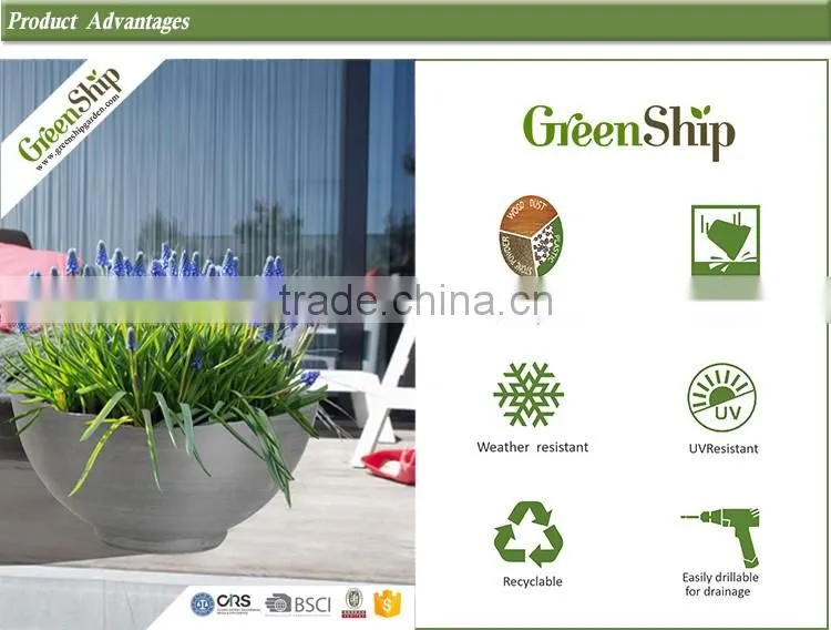 flower pot stands designs/ 20 years lifetime/ lightweight/ UV protection/ eco-friendly