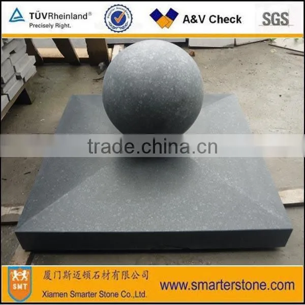 Granite Caved Ball / hand-carved Ball from natural granite / Natural stone balls with base