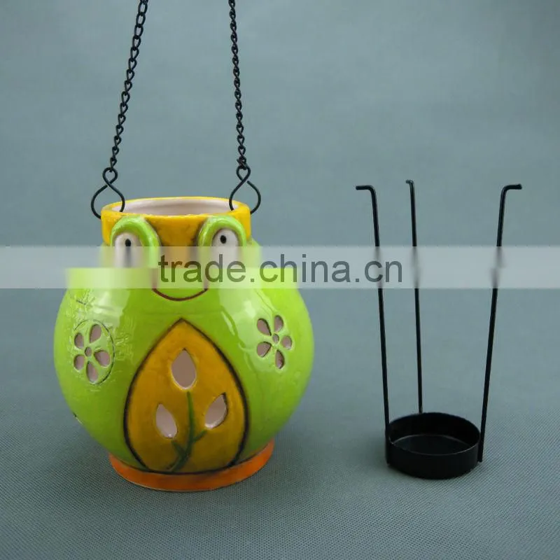 Ceramic Garden Candle Lantern