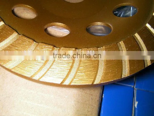 4" Turbo Diamond Cup Wheel Steel Based