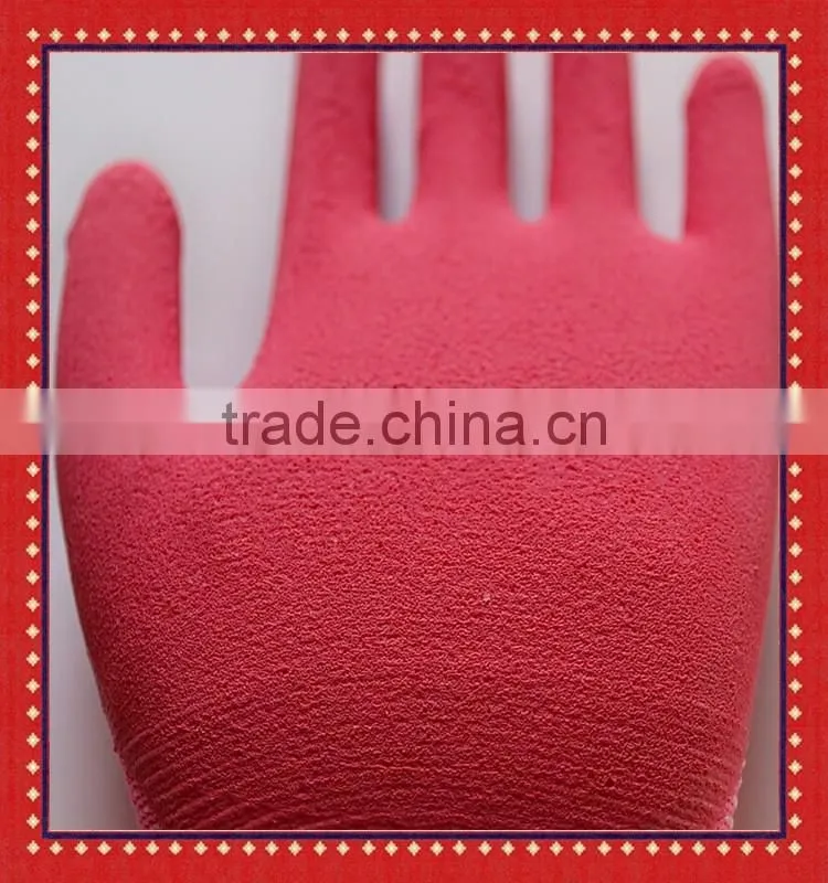 13Gauge Nyon Liner Softtextile Foam Latex Coated Gardening Gloves