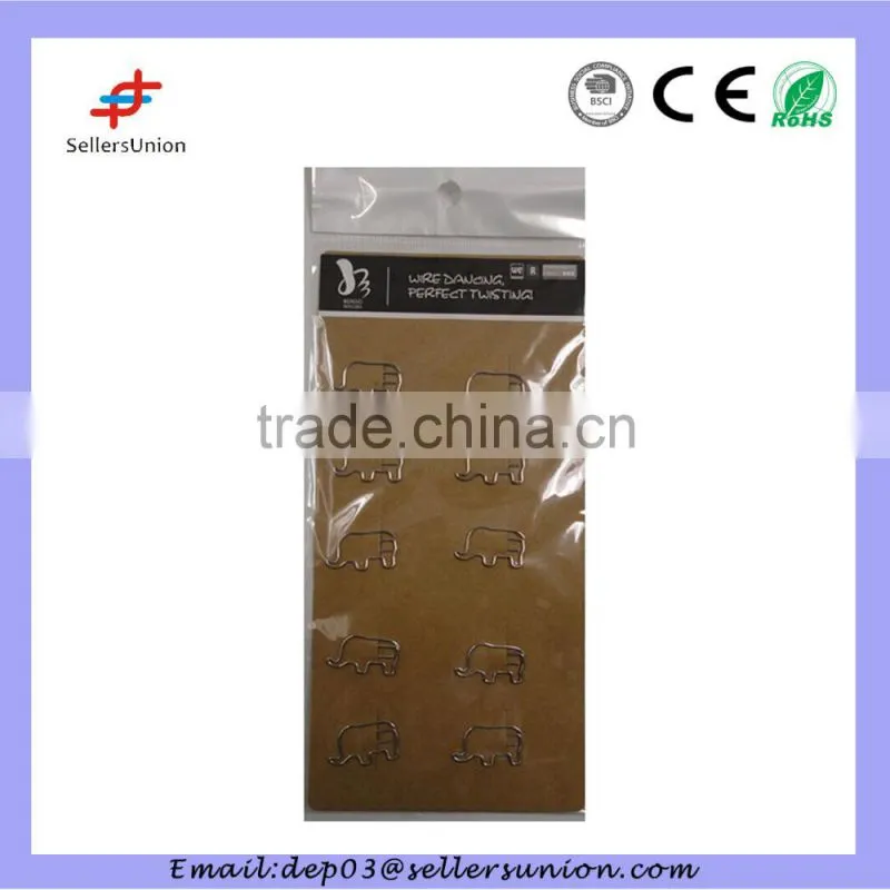 Promotional Gifts Stationery Supplies Funny Animal Shape Paper Clips