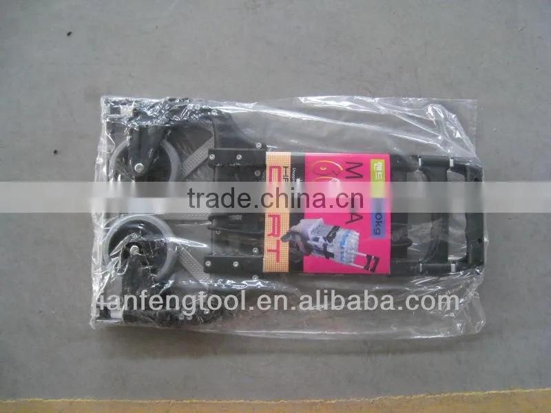 hot gift mini aluminum portable folding shopping hand cart foldable hand carrier cart ph70kgs