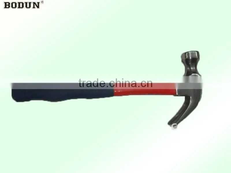H1042 Blue fiberglass handle claw hammer