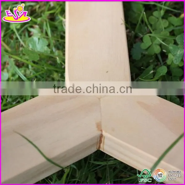 Hot new product for 2015 wooden round table for kids,modern wooden toy children round table,outdoor wooden round table W08G036