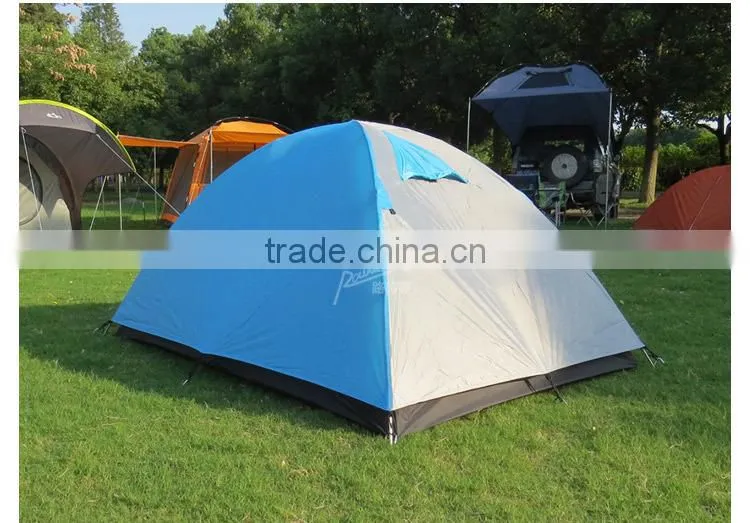 Aluminium Pole Two Layer 2 Person Camping Tent