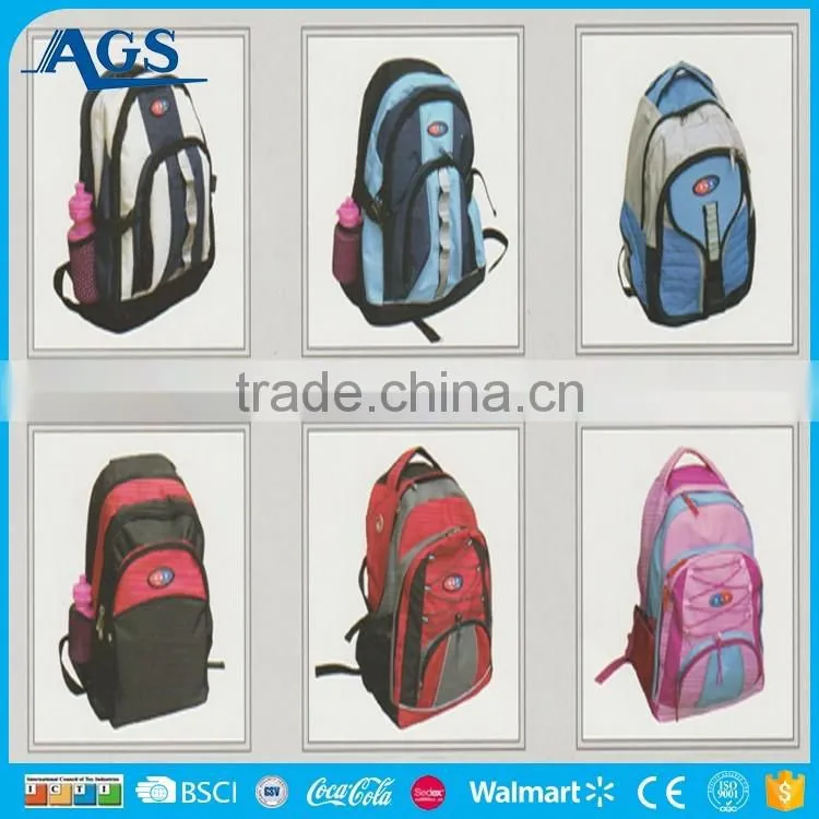Ningbo school bag manufacturer shoulder strap school bag