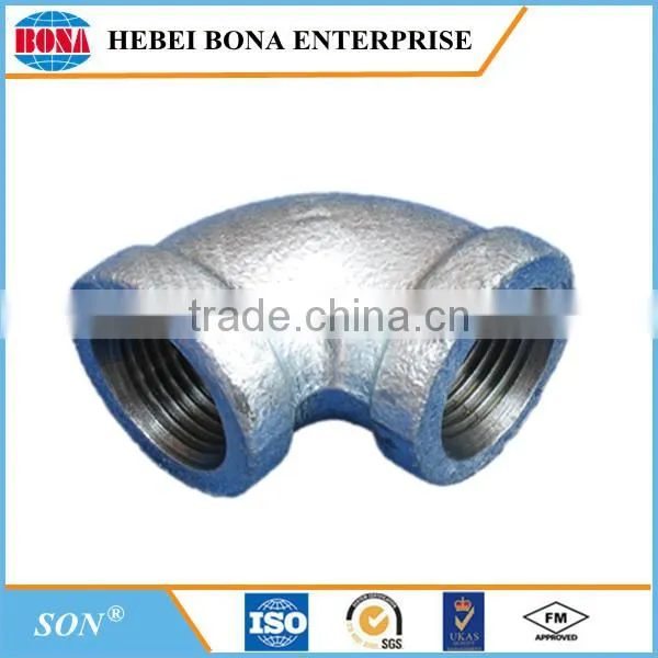Tight Sealing 90 Degree Iron Equal Elbow