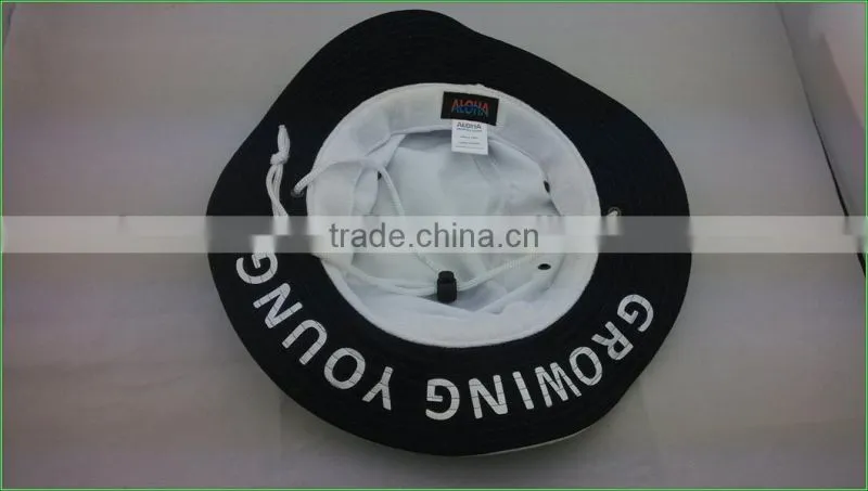 wholesale cheap bucket hats with embrodiery and printed logo