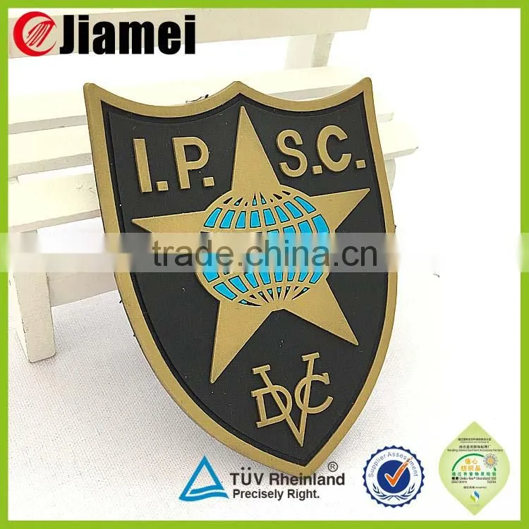 customized logo clothes brand name rubber patch maker