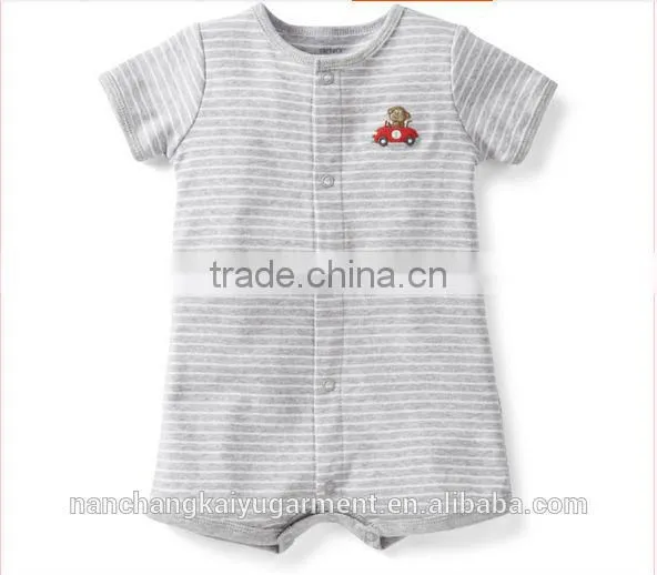 Cotton plain baby rompers,high quality baby rompers,summer baby rompers