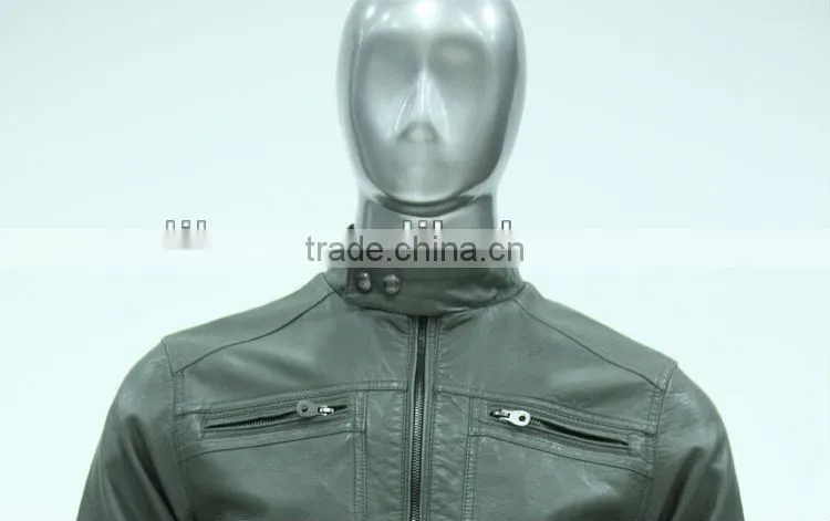 ALIKE motorcycle leather jacket men leather jackets for men