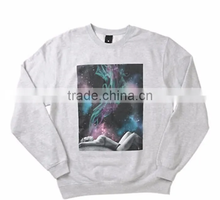 OEM Printing Cotton Cheap Custom Sublimation Crew Neck Sweatshirt