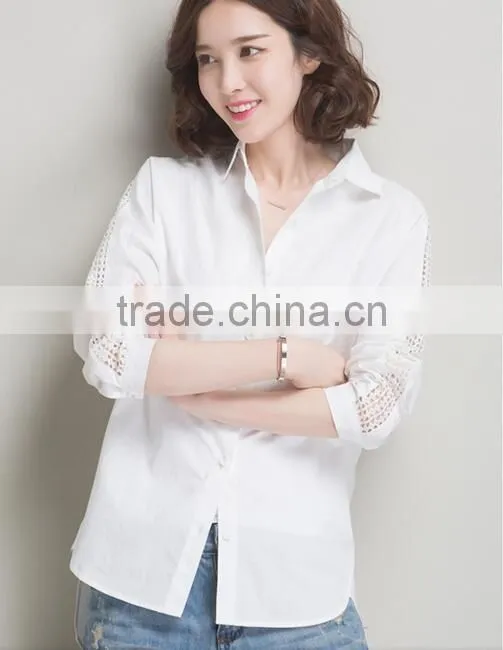 Hot 2016 cotton women shirt wear WMST0225