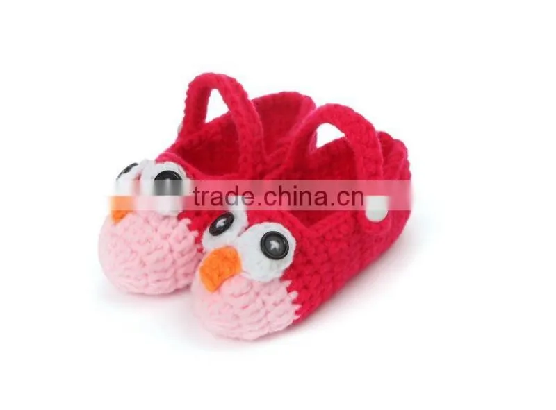 Handmade crochet baby shoes knitted newborn shoes