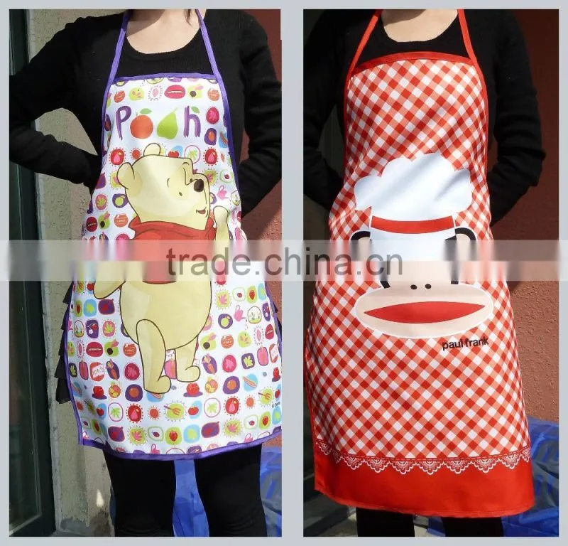 printed waist apron