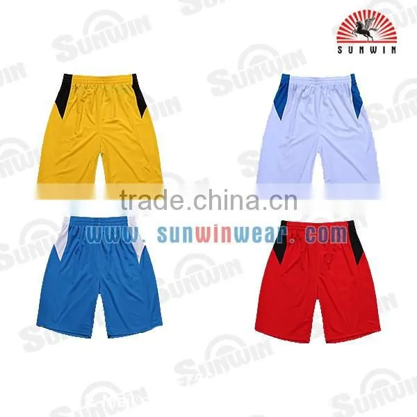 OEM Man's/ boy's sweat-wicking soccer/ football shorts, vivid color dry fit sports trousers
