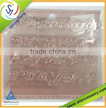 new product wholesale silicone rubber stamp scrapbooking stamps