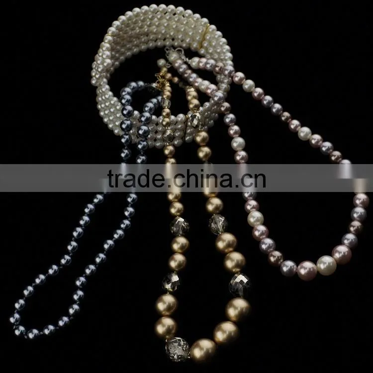 Various types of colorful imitation pearl for imitation pearl bracelet