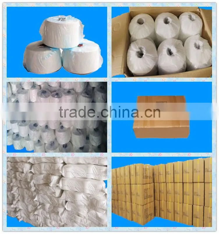 100% Virgin material raw polyester yarn for dyeing semi-finished goods