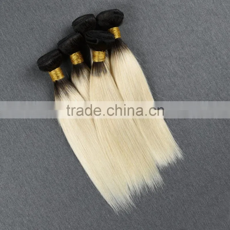 Hot sale 8a grade hair product two tone color remy human hair