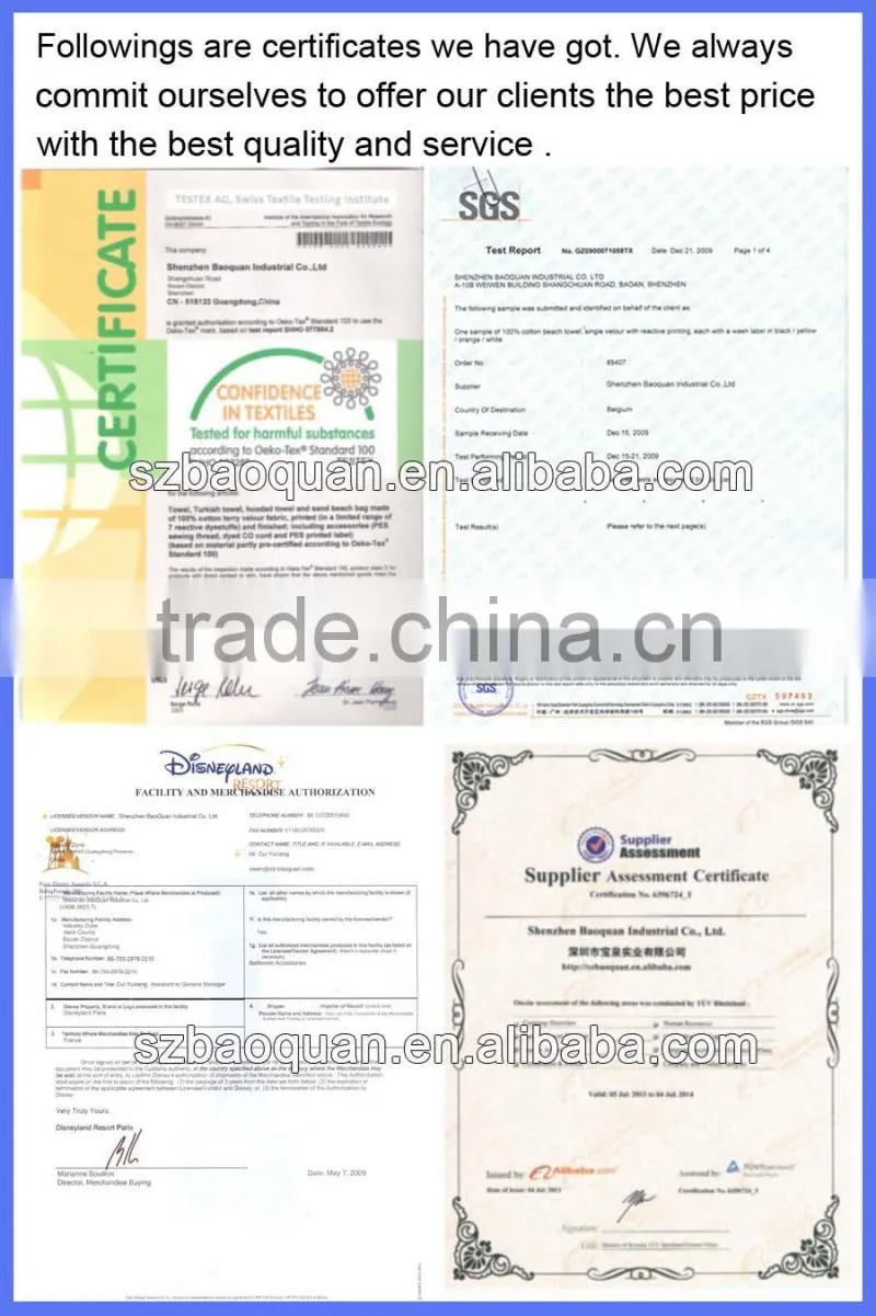 2017 Hot-selling High Quality Manufacture 100% cotton terry towel