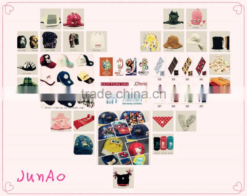 Winter protector cute kids knitted winter gloves