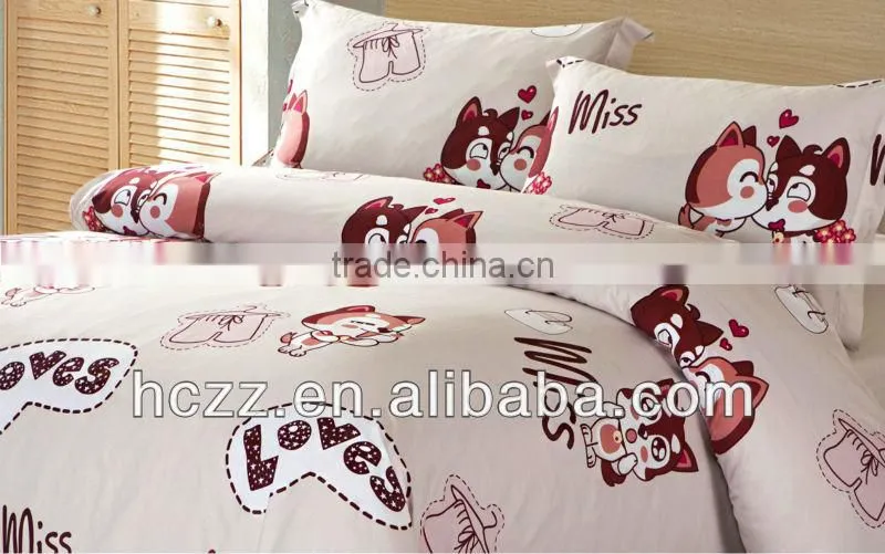 New Original Lovely Cartoon Bedding Set 4pcs,for kids and lovers