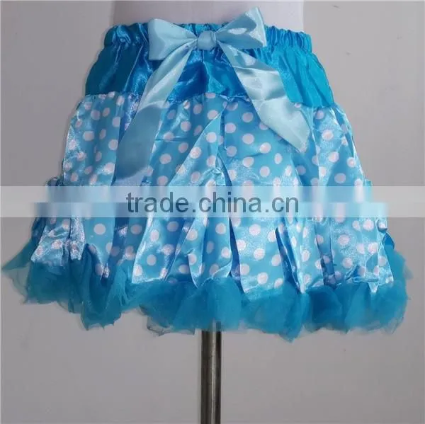 Colorful pettiskirt baby girls skirts beautiful fluffy pettiskirt