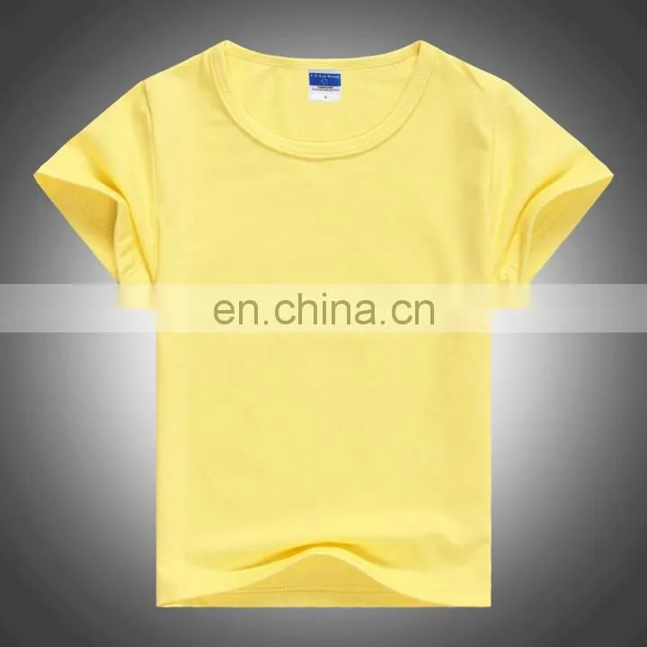 2016 cheap wholesale 100% cotton kids t-shirt,kids plain tshirts
