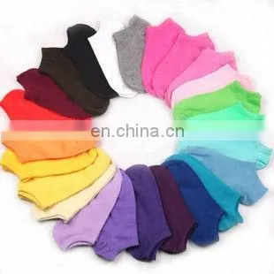 Free Shipping,Wholesale,1 lot=10pairs,Candy Colors Cotton Women Fashion Low Cut Ankle Crew Slipper Socks