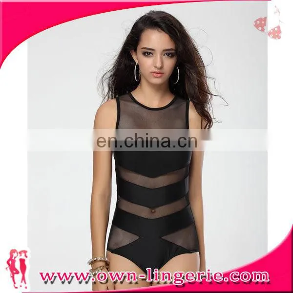 Hot Sales women sheer lingeries ladies transparent sexy teddy