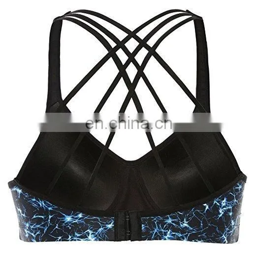 WorkOut CrossBack Padded Running Yoga Activewear Bra
